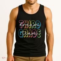 Third Grade Dream Team 3rd Grade Teacher Back To School Tank Top thumb 3