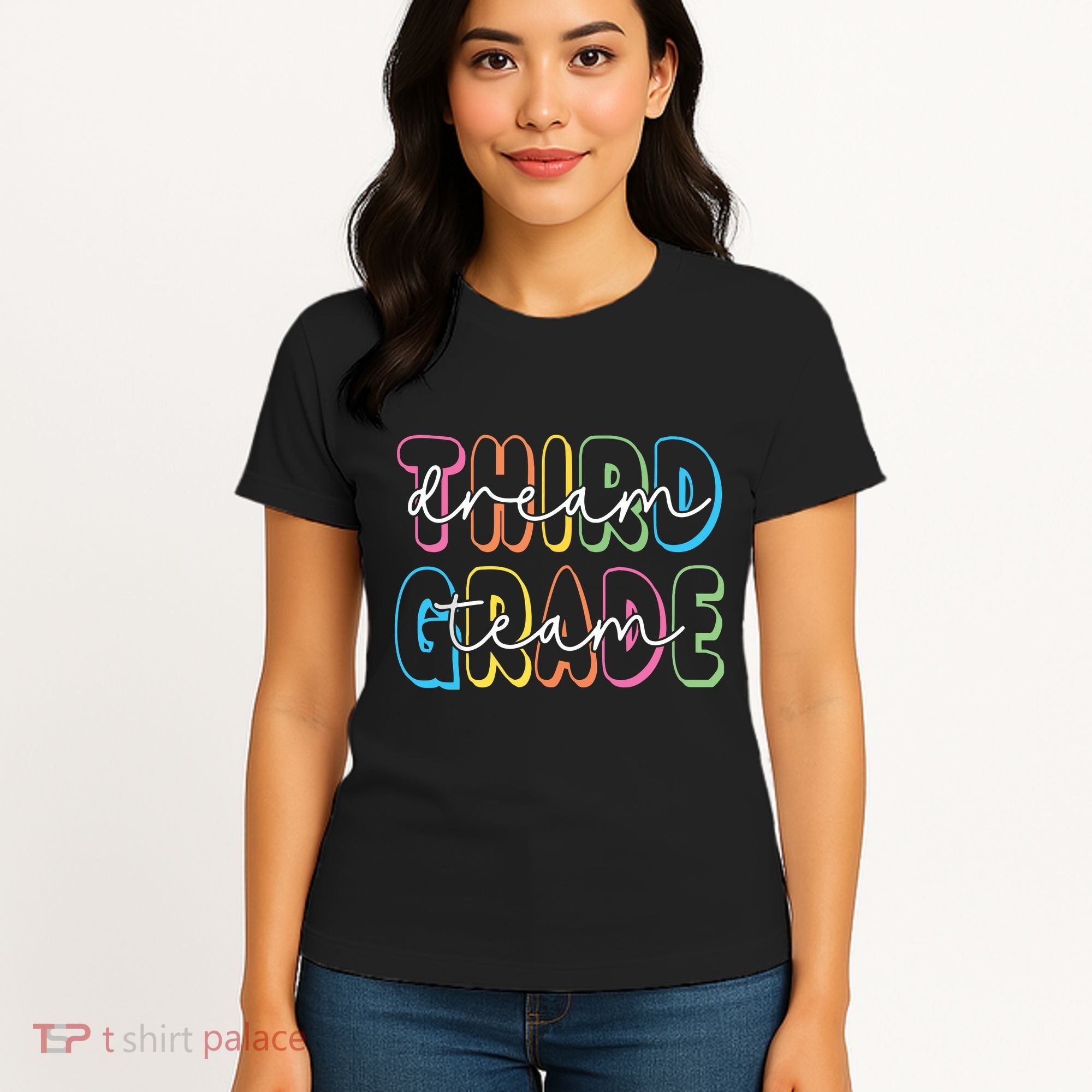 Third Grade Dream Team 3rd Grade Teacher Back To School Women's T-Shirt