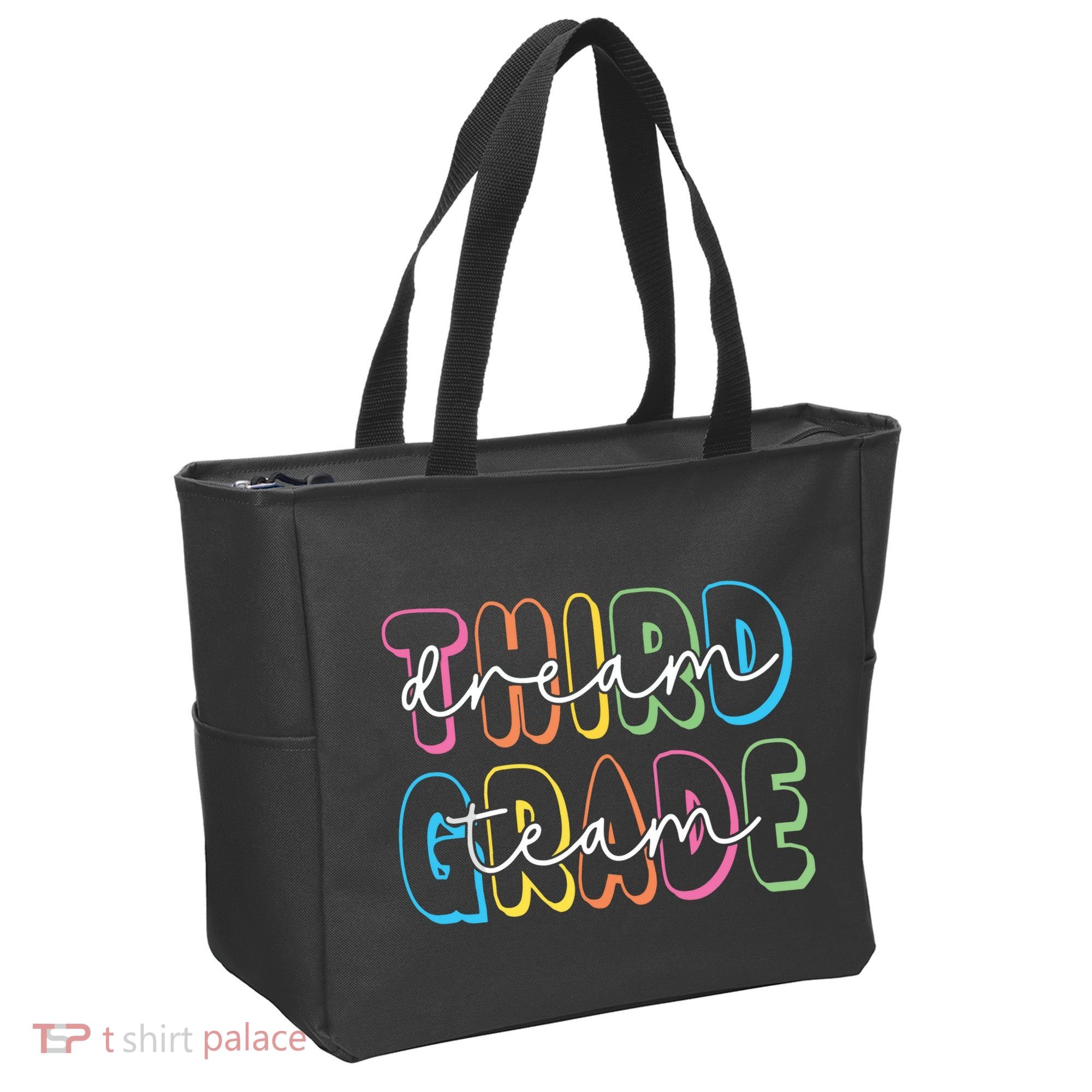 Third Grade Dream Team 3rd Grade Teacher Back To School Tote Bag