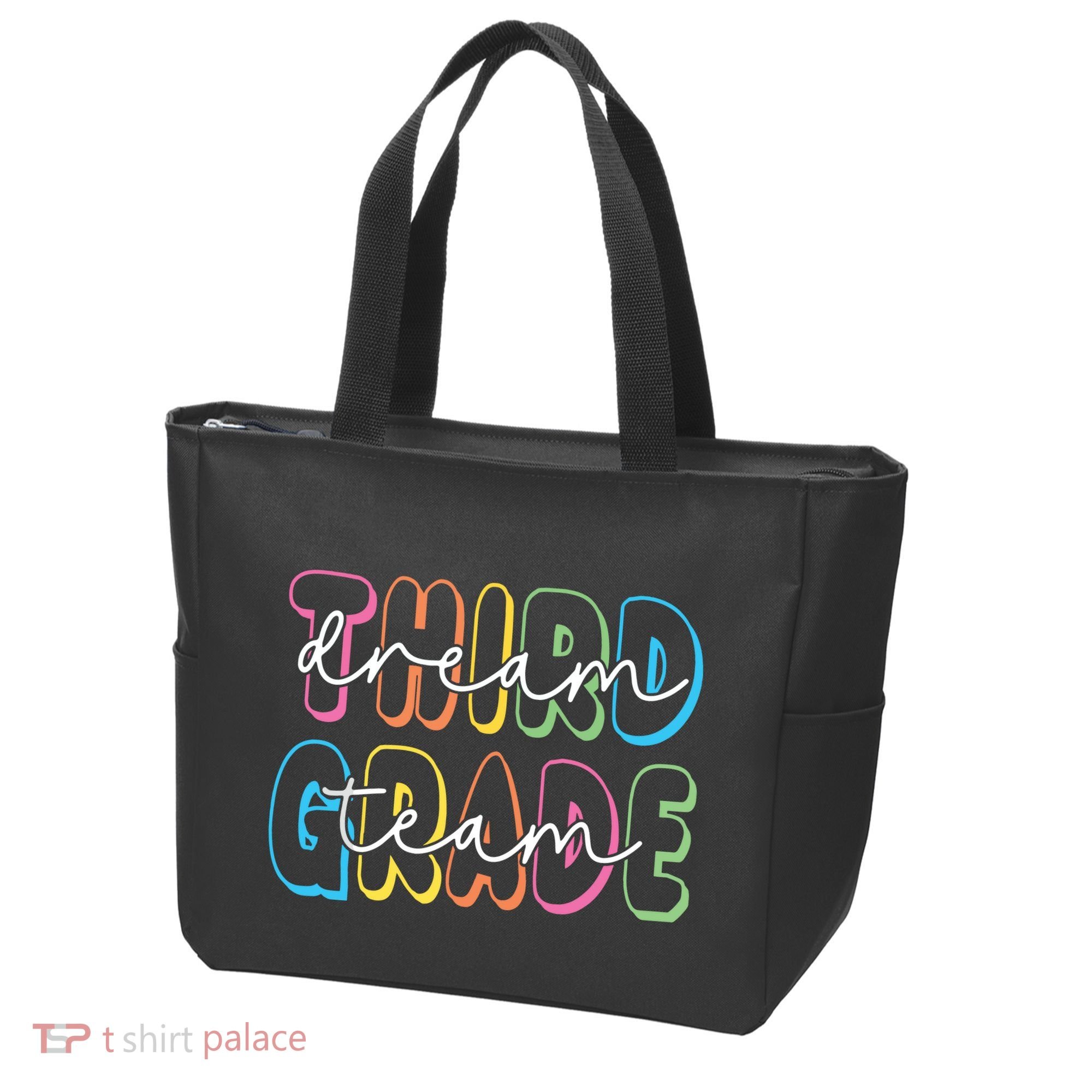 Third Grade Dream Team 3rd Grade Teacher Back To School Tote Bag