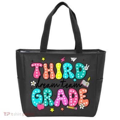 Third Grade Dream Team Back To School Teacher Students Tote Bag