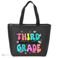 Third Grade Dream Team Back To School Teacher Students Tote Bag thumb 0