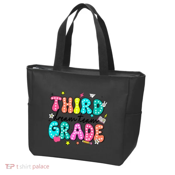 Third Grade Dream Team Back To School Teacher Students Tote Bag