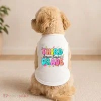Third Grade Dream Team Back To School Teacher Students Doggie Tank thumb 2
