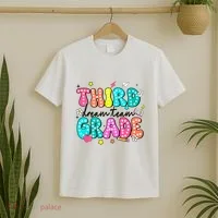 Third Grade Dream Team Back To School Teacher Students T-Shirt thumb 2