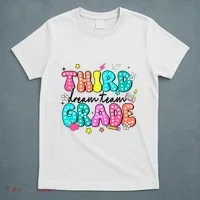 Third Grade Dream Team Back To School Teacher Students T-Shirt thumb 5