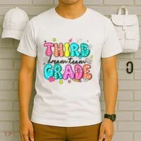 Third Grade Dream Team Back To School Teacher Students T-Shirt thumb 6