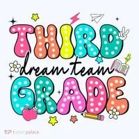Third Grade Dream Team Back To School Teacher Students T-Shirt thumb 7