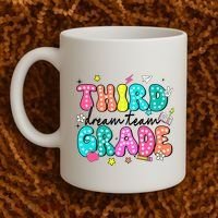 Third Grade Dream Team Back To School Teacher Students Coffee Mug thumb 2