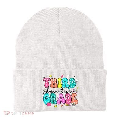 Third Grade Dream Team Back To School Teacher Students Beanie