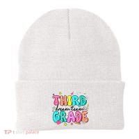 Third Grade Dream Team Back To School Teacher Students Beanie thumb 0