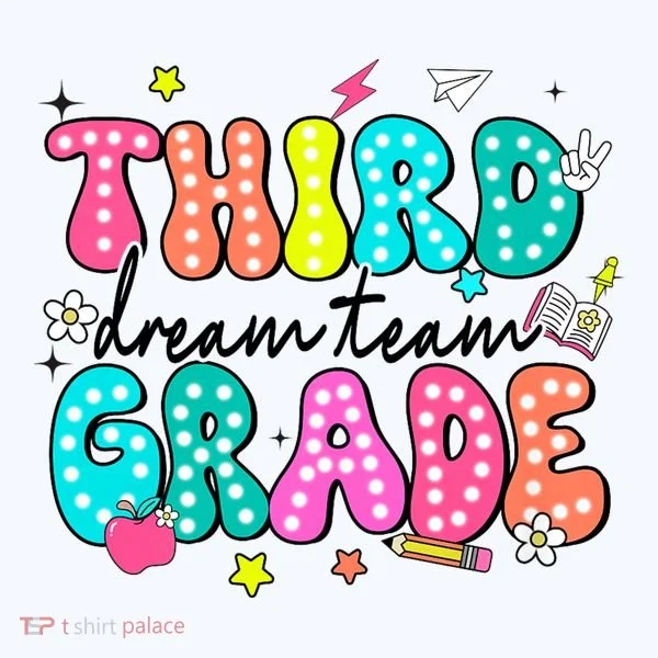 Third Grade Dream Team Back To School Teacher Students Women's Hoodie