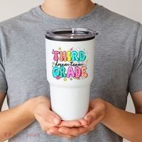 Third Grade Dream Team Back To School Teacher Students Tumbler thumb 2