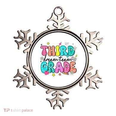 Third Grade Dream Team Back To School Teacher Students Ornament