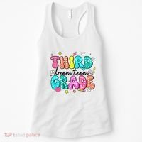 Third Grade Dream Team Back To School Teacher Students Women's Tank Top thumb 0