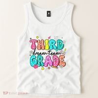 Third Grade Dream Team Back To School Teacher Students Tank Top thumb 2