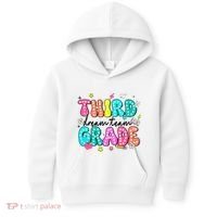Third Grade Dream Team Back To School Teacher Students Kids Hoodie thumb 0