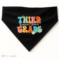 Third Grade Dream Team Back To School Teachers Students USA-Made Doggie Bandana thumb 0