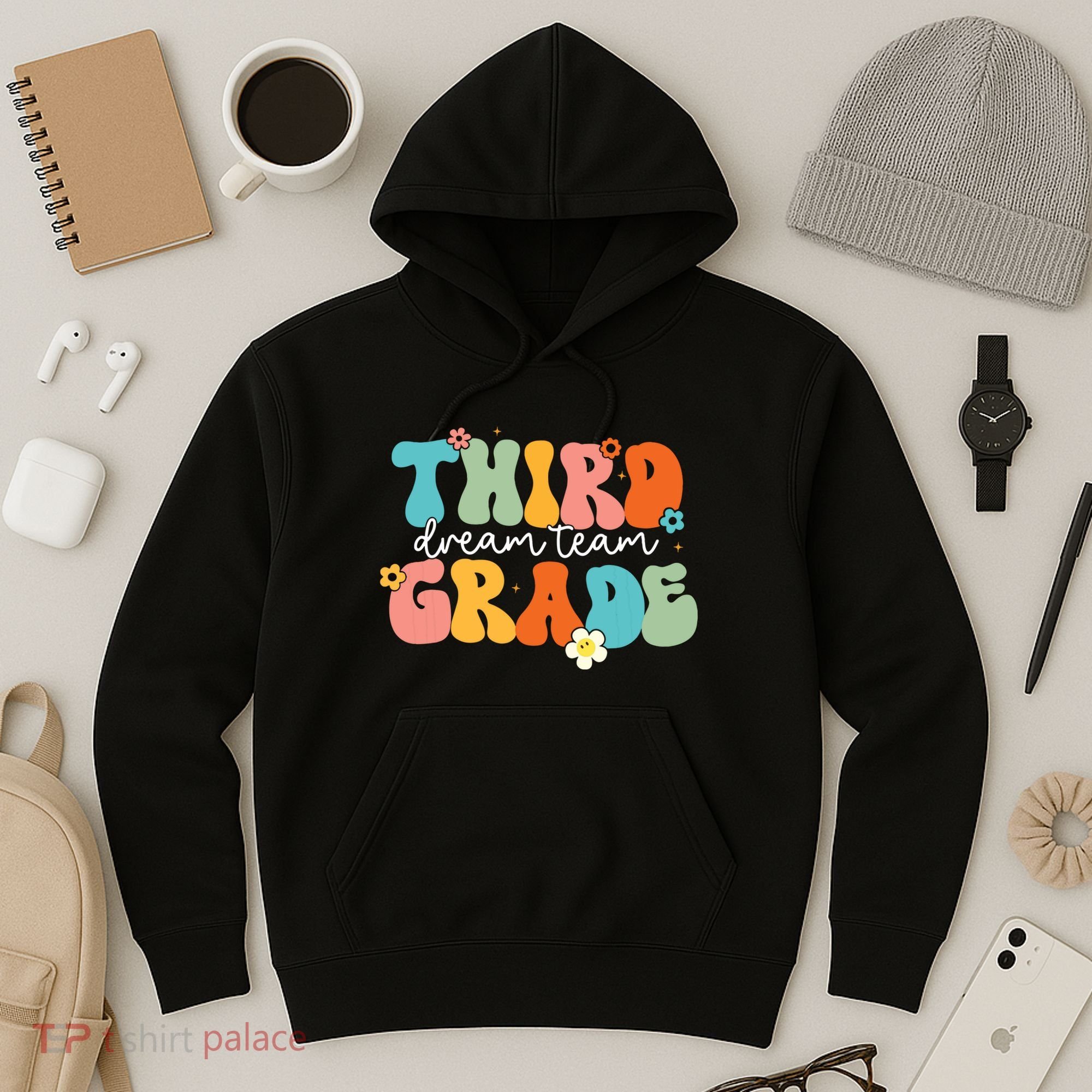 Third Grade Dream Team Back To School Teachers Students Hoodie