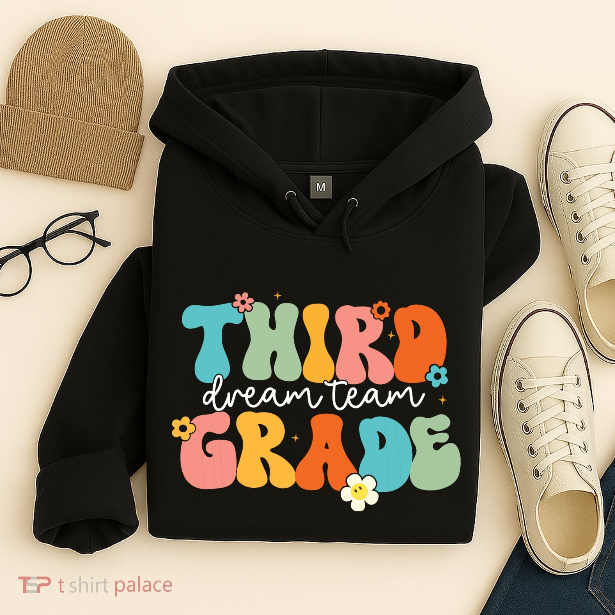 Third Grade Dream Team Back To School Teachers Students Hoodie
