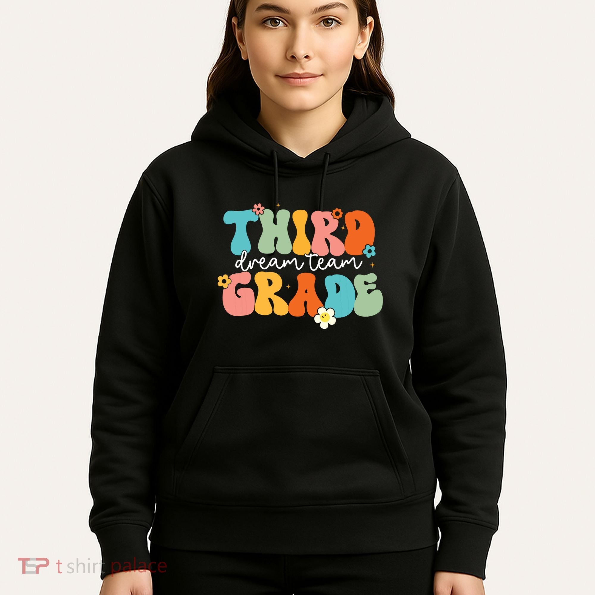 Third Grade Dream Team Back To School Teachers Students Hoodie