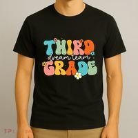 Third Grade Dream Team Back To School Teachers Students T-Shirt thumb 3