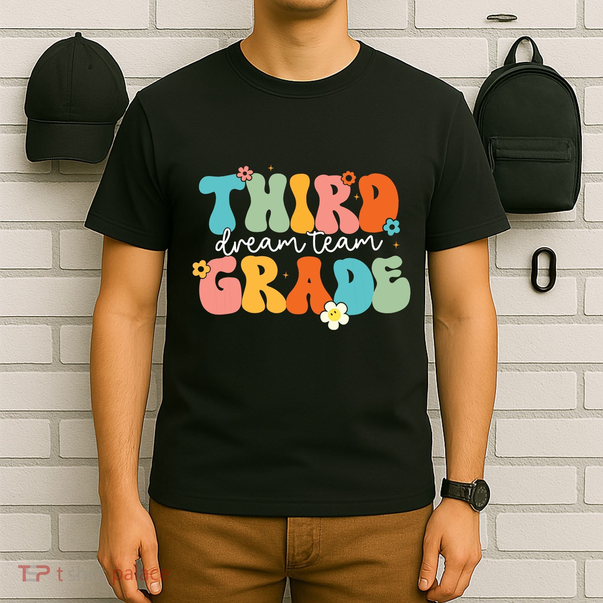 Third Grade Dream Team Back To School Teachers Students T-Shirt