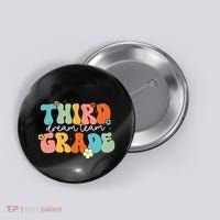 Third Grade Dream Team Back To School Teachers Students Button thumb 0