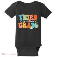 Third Grade Dream Team Back To School Teachers Students Baby Bodysuit thumb 0