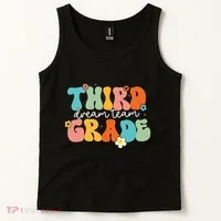 Third Grade Dream Team Back To School Teachers Students Tank Top thumb 2