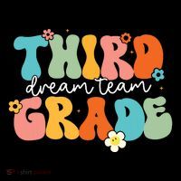 Third Grade Dream Team Back To School Teachers Students Tank Top thumb 6