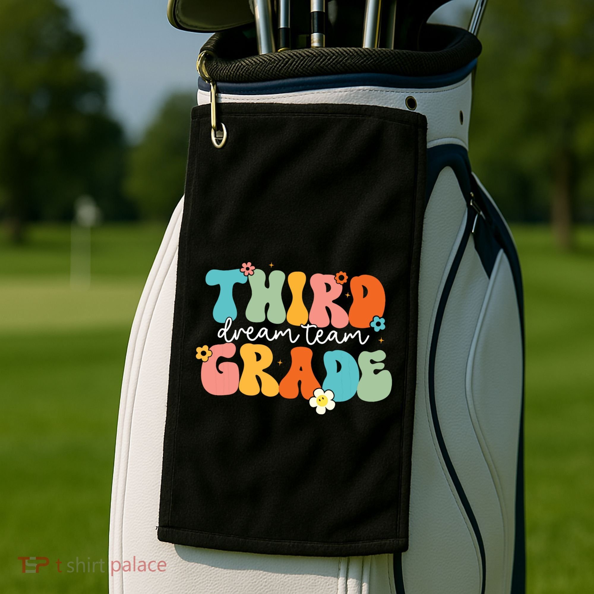 Third Grade Dream Team Back To School Teachers Students Golf Towel