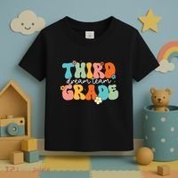 Third Grade Dream Team Back To School Teachers Students Toddler T-Shirt thumb 3