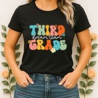 Third Grade Dream Team Back To School Teachers Students Women's T-Shirt thumb 2