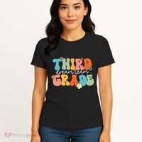 Third Grade Dream Team Back To School Teachers Students Women's T-Shirt thumb 4