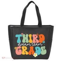 Third Grade Dream Team Back To School Teachers Students Tote Bag thumb 0