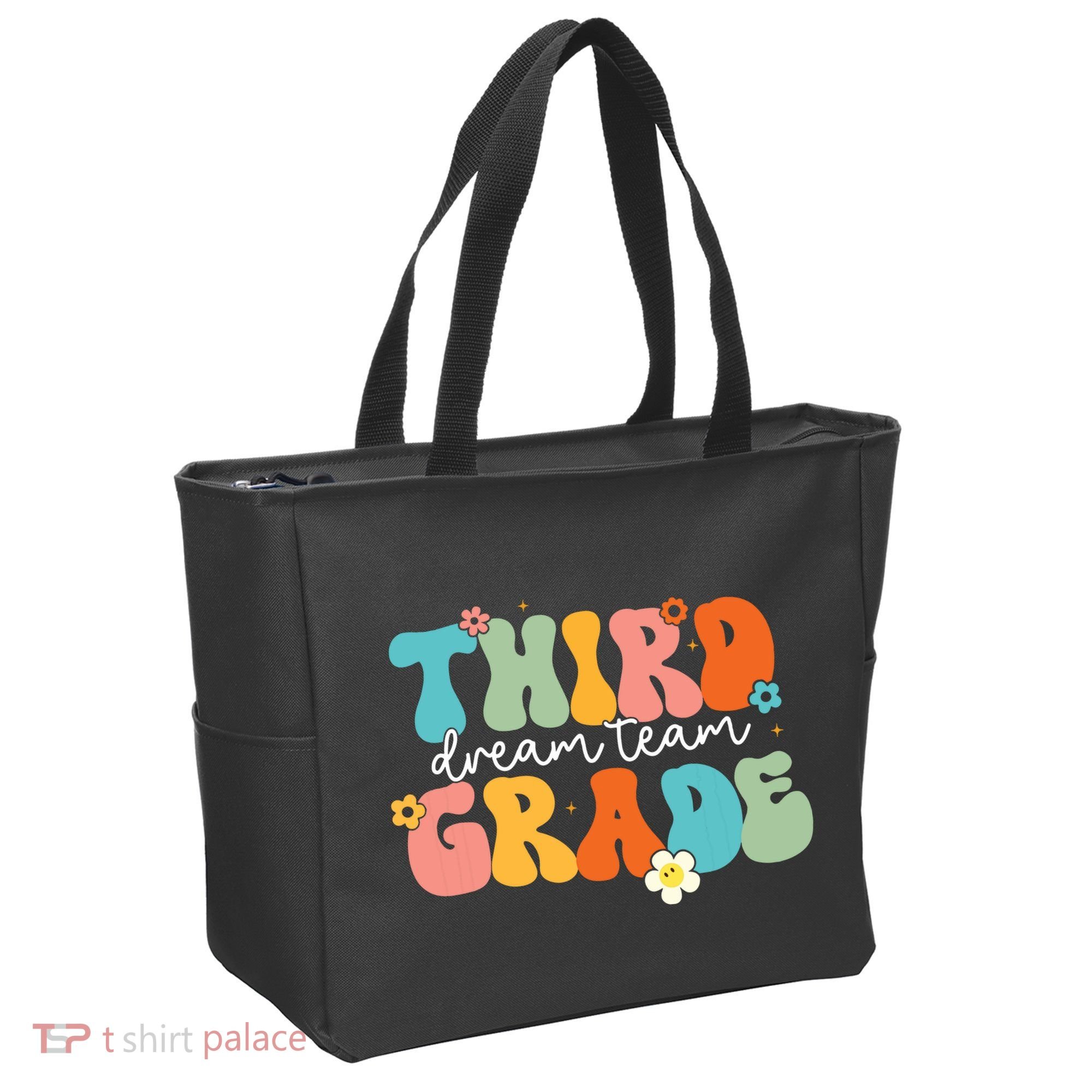 Third Grade Dream Team Back To School Teachers Students Tote Bag