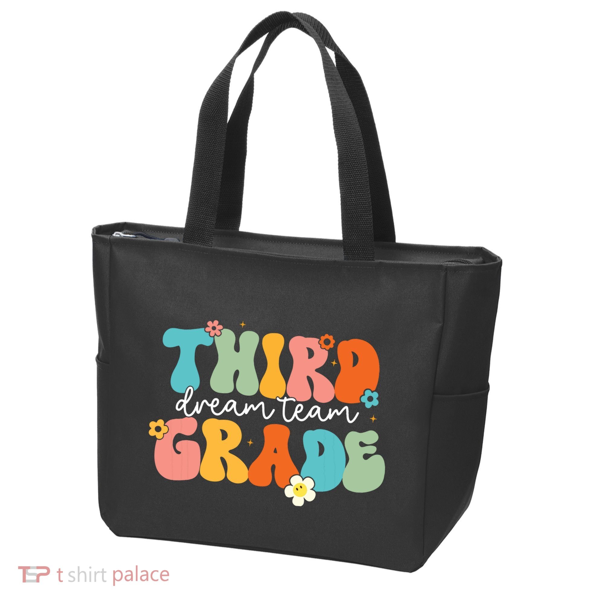 Third Grade Dream Team Back To School Teachers Students Tote Bag
