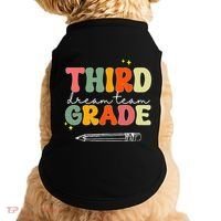 Third Grade Dream Team Teacher Appreciation Back To School Doggie Tank thumb 0