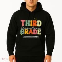 Third Grade Dream Team Teacher Appreciation Back To School Hoodie thumb 2