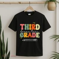 Third Grade Dream Team Teacher Appreciation Back To School T-Shirt thumb 2