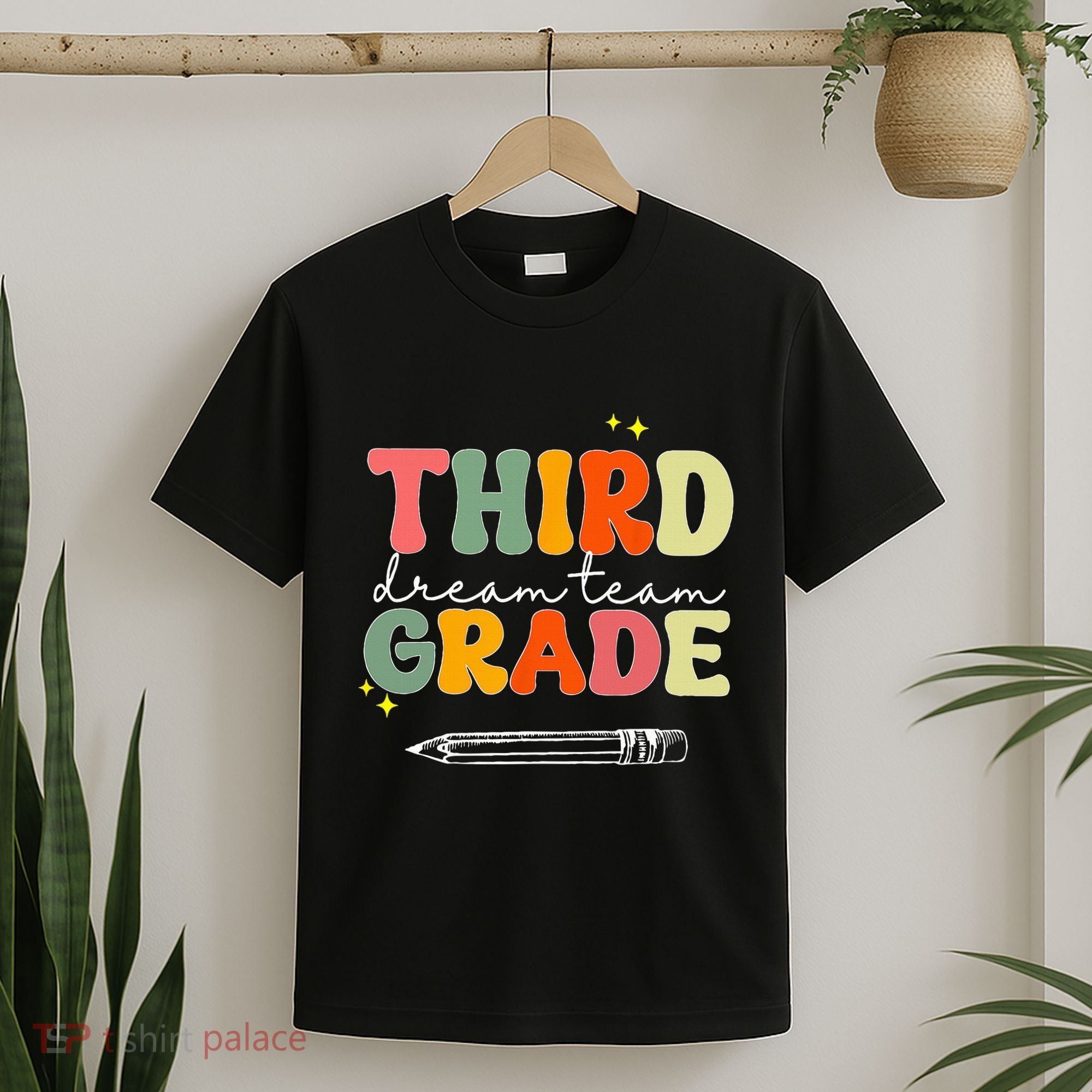 Third Grade Dream Team Teacher Appreciation Back To School T-Shirt
