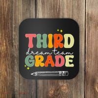 Third Grade Dream Team Teacher Appreciation Back To School Coaster thumb 0