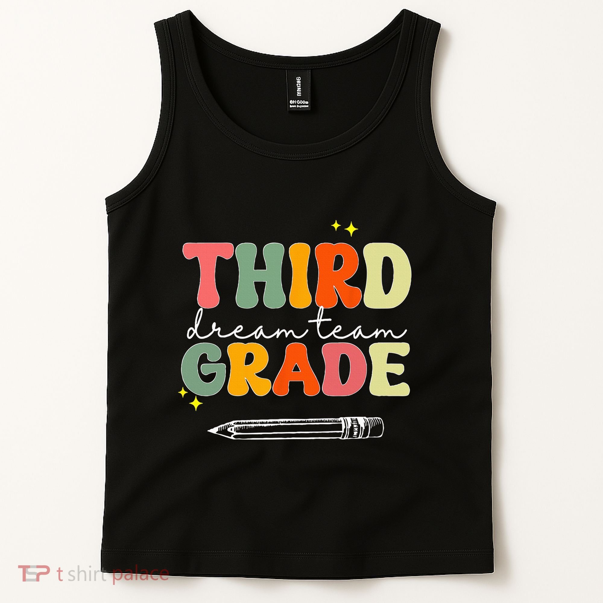 Third Grade Dream Team Teacher Appreciation Back To School Tank Top
