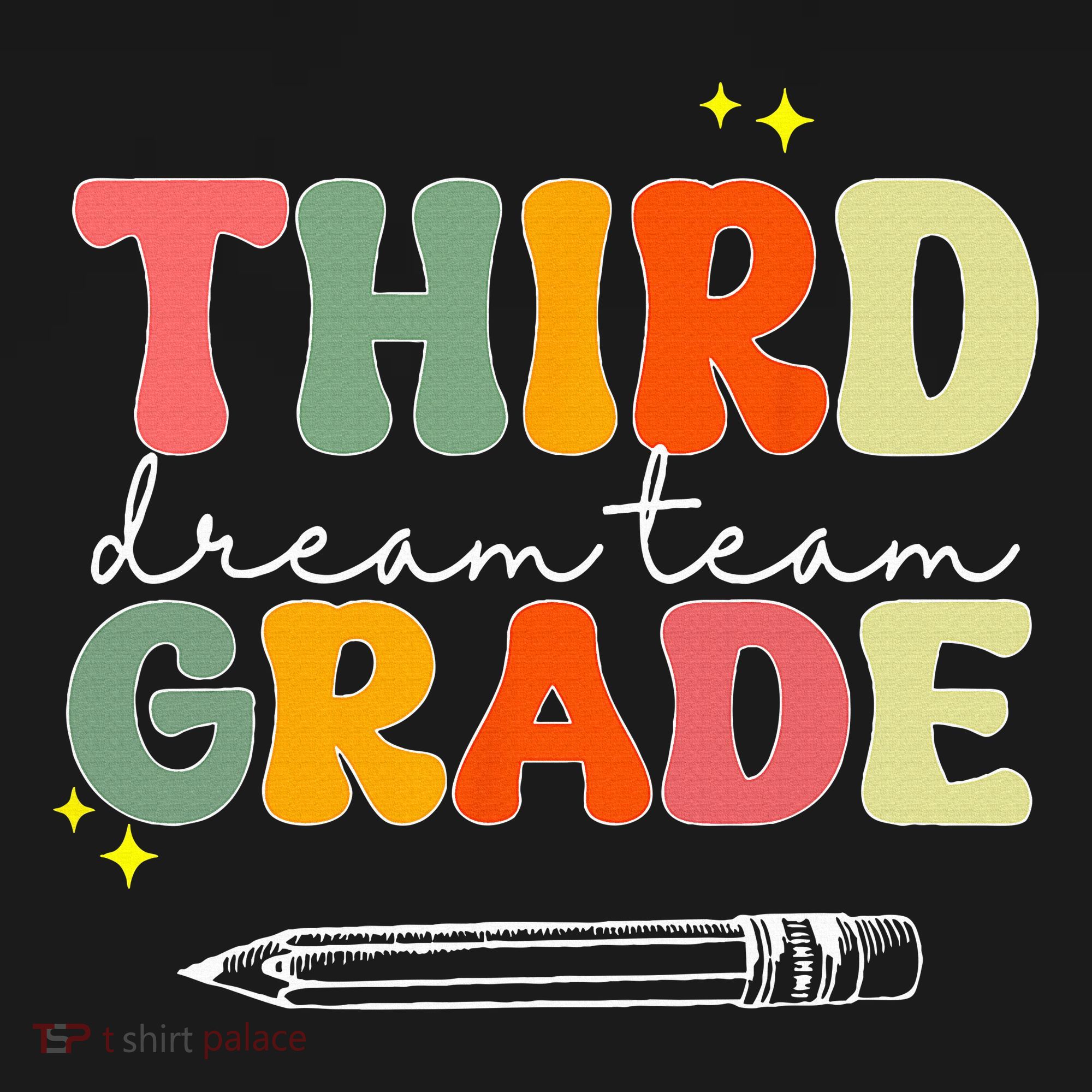 Third Grade Dream Team Teacher Appreciation Back To School Tank Top