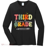 Third Grade Dream Team Teacher Appreciation Back To School Women's Long Sleeve Shirt thumb 0