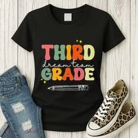 Third Grade Dream Team Teacher Appreciation Back To School Women's T-Shirt thumb 3