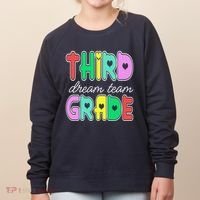 Third Grade Dream Team Back To School Women's Sweatshirt thumb 0