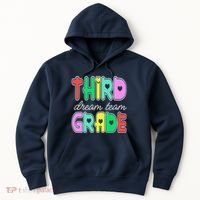 Third Grade Dream Team Back To School Hoodie thumb 0