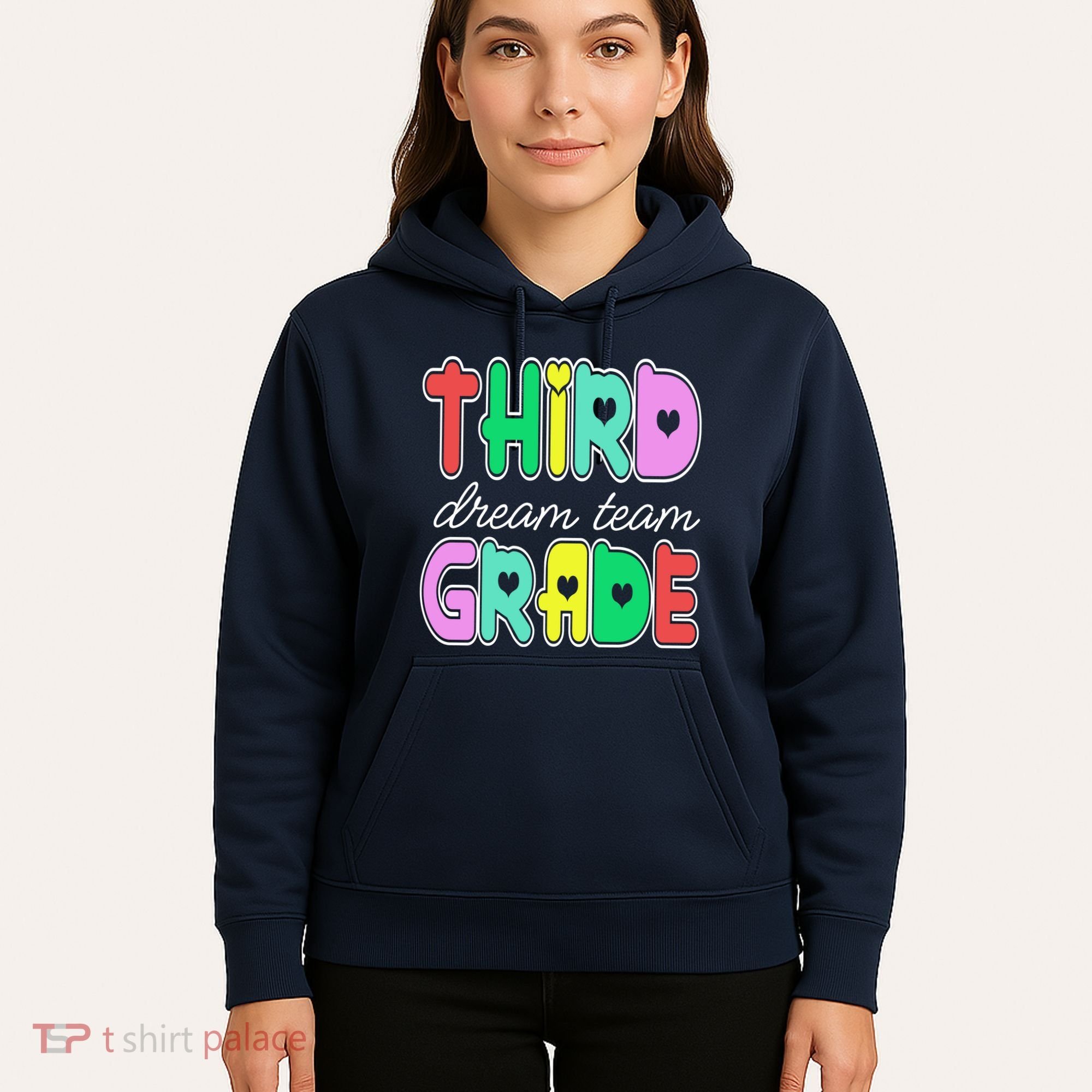 Third Grade Dream Team Back To School Hoodie